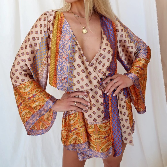 12th Tribe Dresses & Skirts - Gold Standard MultiColored Kimono Dress